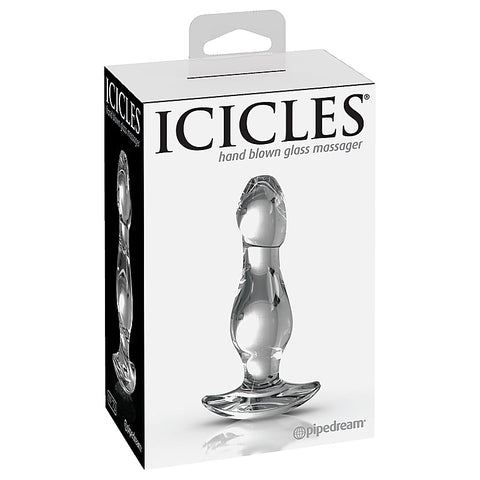 Icicles No. 72 Luxury Glass Butt Plug by Pipedream - Glass Sex Toys