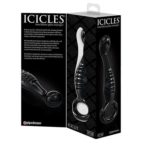 Icicles No 68 Luxury Glass Anal Massager - Glass Sex Toys