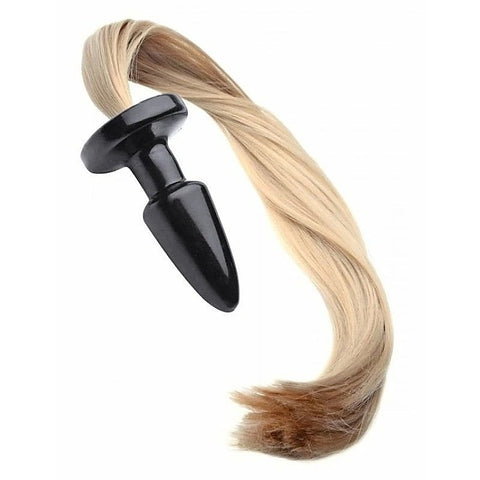 Blondie Pony Tail Butt Plug by XR Brands - Butt Plugs