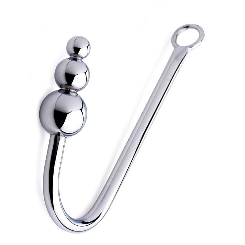 Professional Beaded Anal Hook by XR Brands - Spreaders and Hangers