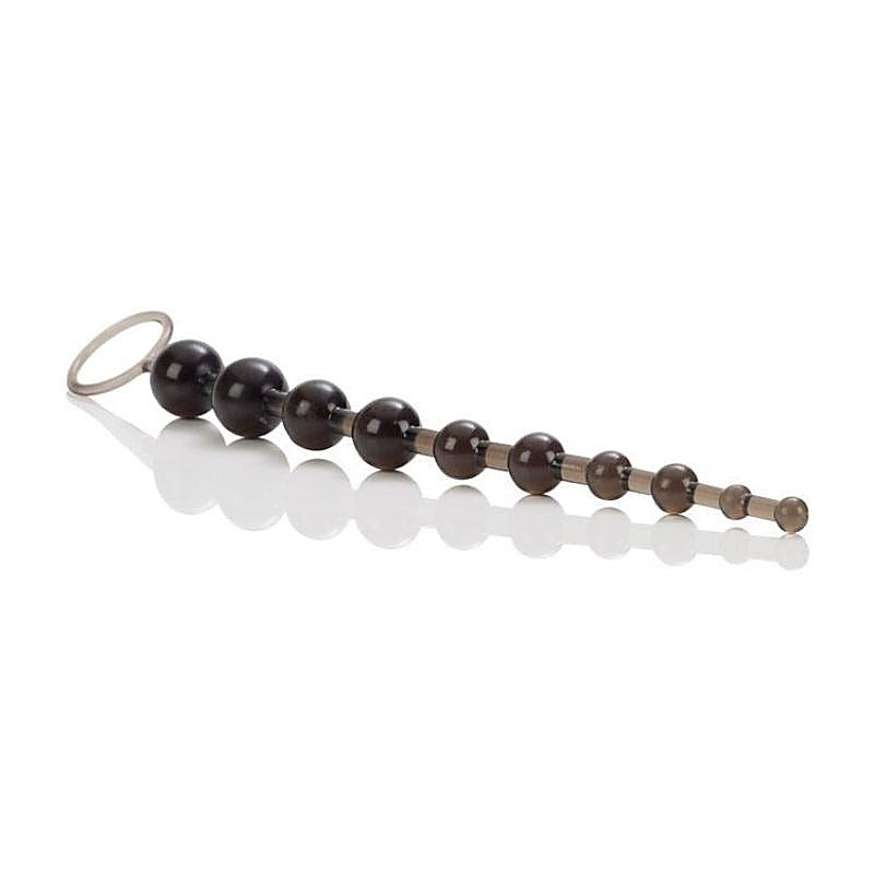Premium X-10 Beads Black by California Exotics - Anal Beads and Balls
