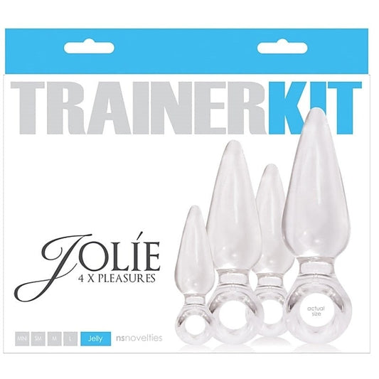 Jolie Trainer Kit - Clear Butt Plug Set