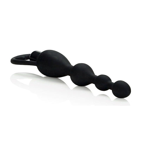 Silicone Vibrating Pleasure Anal Beads by California Exotics - Anal Beads and Balls