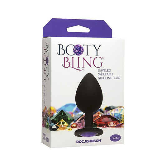 Doc Johnson Booty Bling Large Silicone Butt Plug
