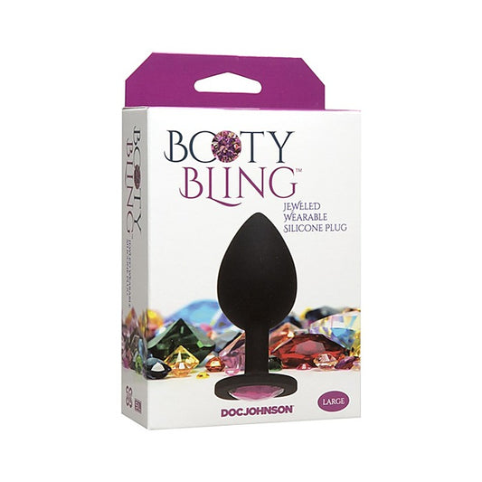 Doc Johnson Booty Bling Large Silicone Butt Plug