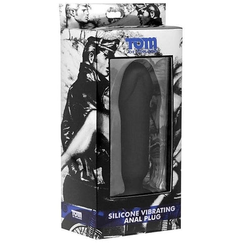 Tom of Finland Silicone Vibrating Anal Plug by XR Brands - Anal Vibrators
