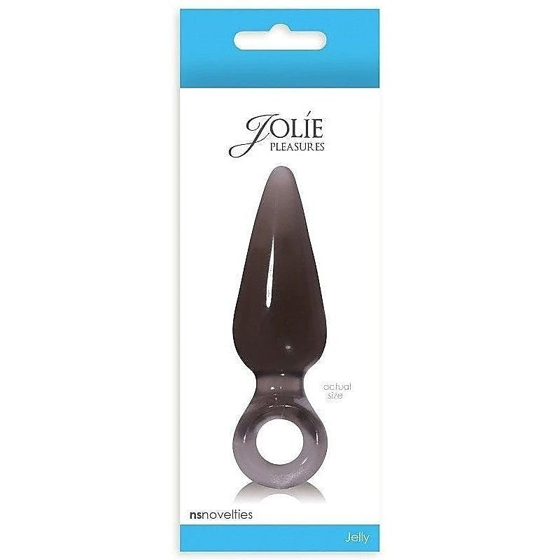 Jolie Pleasure Plug Small Charcoal by NS Novelties - Butt Plugs