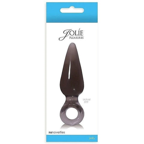 Jolie Pleasure Plug Small Charcoal by NS Novelties - Butt Plugs