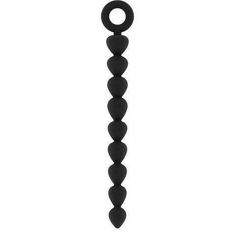SONO No. 28 Anal Chain Black - Anal Beads and Balls