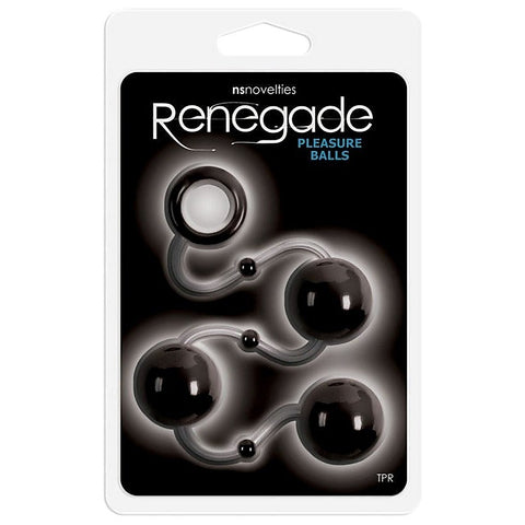 Renegade Pleasure Balls Black - Anal Beads and Balls
