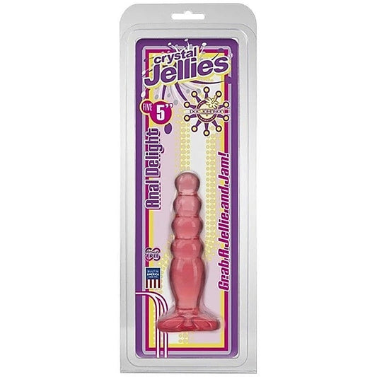 Crystal Jellies 5 inch Anal Delight Pink - Butt Plugs