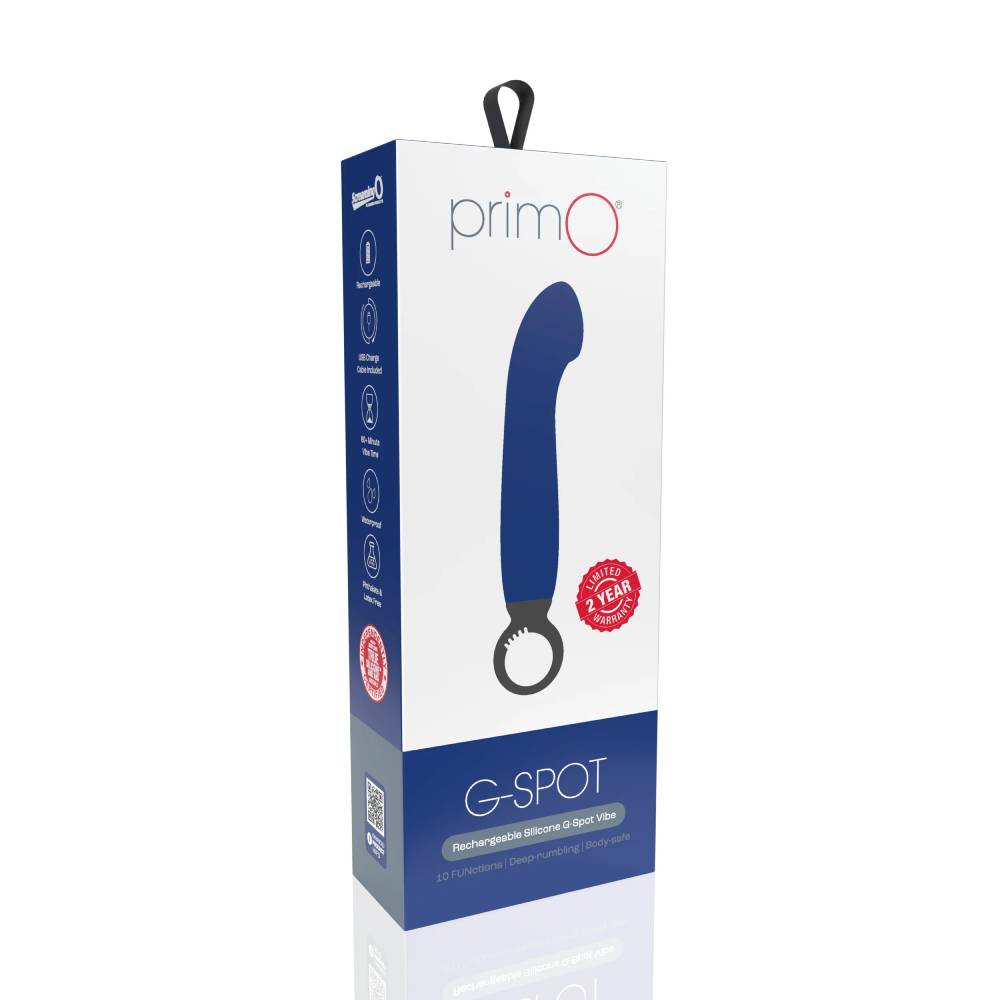 Primo 10 Functions Rechargeable Silicone G-Spot Vibrator G-Spot Vibrators