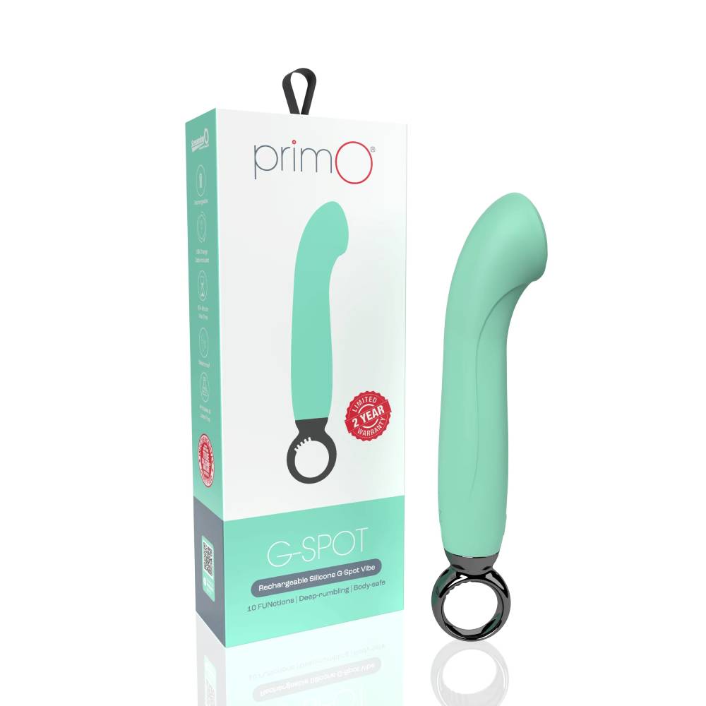 Primo 10 Functions Rechargeable Silicone G-Spot Vibrator G-Spot Vibrators