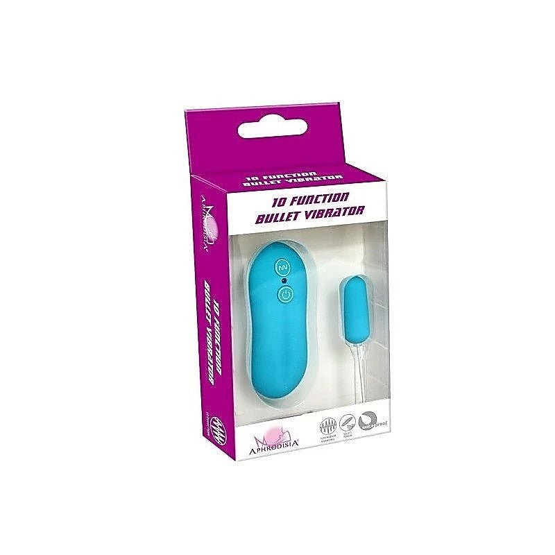 10 Function Vibrating Bullet by Aphrodisia - Anal Dildos