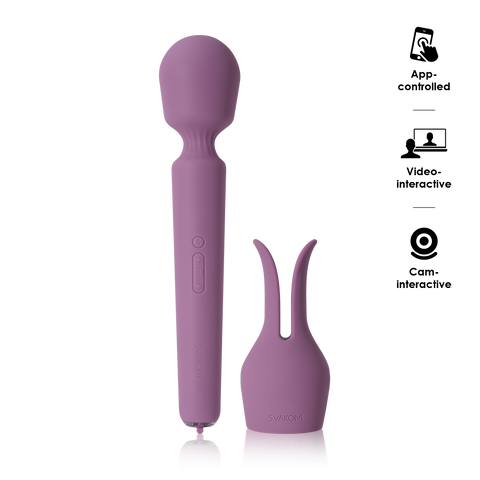 Svakom Emma Neo 2 Rabbit Ears Body Wand Massager - Body Wands