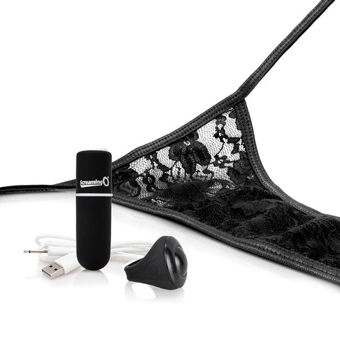 Screaming O My Secret Charged Remote Control Panty Vibrator Black - Remote Control Vibrators