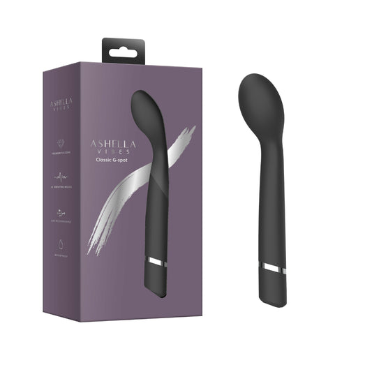 Ashella Classic Multi Functions G-spot Vibrator Black G-Spot Vibrators