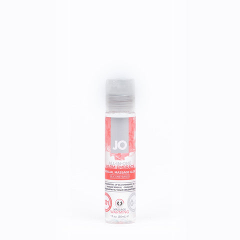 System JO All In One Massage Glide Warming Oil 30ml - Silicone Based Lubes