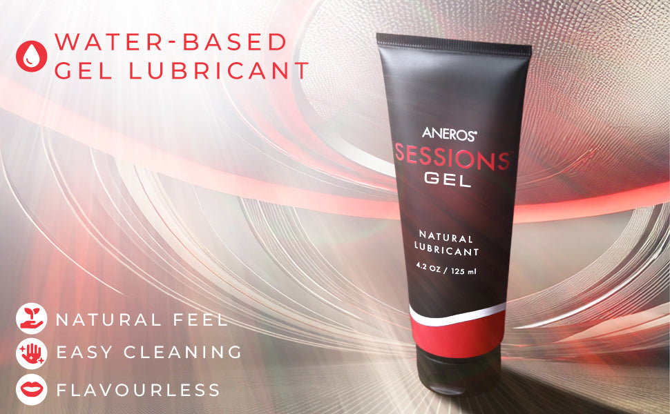Aneros Sessions Water Based Gel Lubricant Water Based Lubes