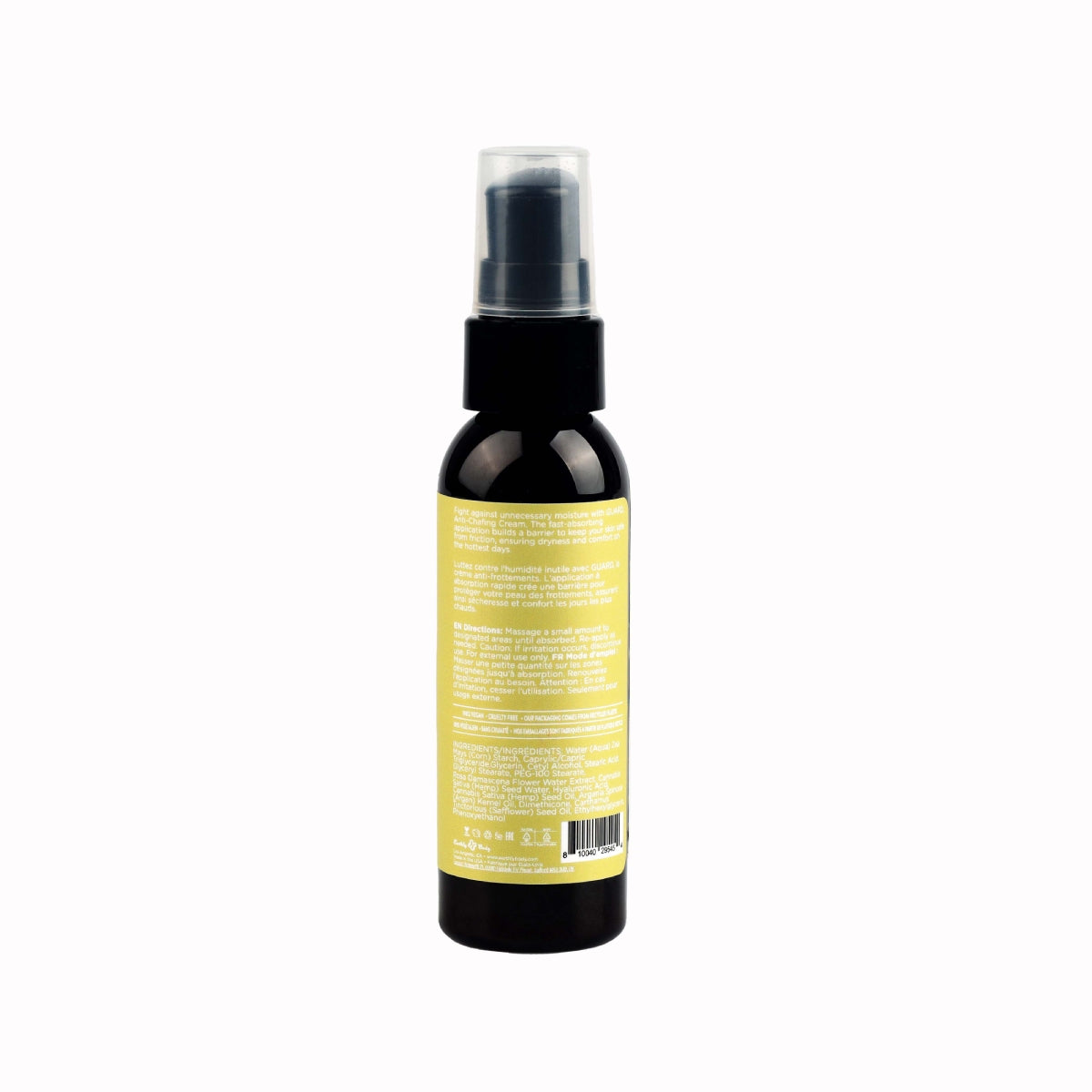 Earthly Body Hemp Seed GUARD Anti-Chafing Cream 60 ml Delay and Excite Sprays