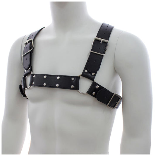 Berlin Baby PU Leather BDSM Play Bulldog Brace - Cuffs And Restraints