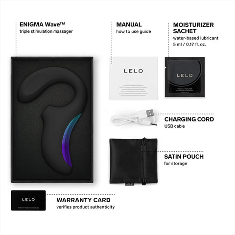 Lelo Enigma Wave Dual Stimulating Suction Vibrator - Personal Massagers