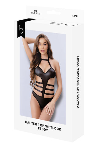 Xgen BACI WL Halter Top Wetlook Teddy One Size - Her Fetish