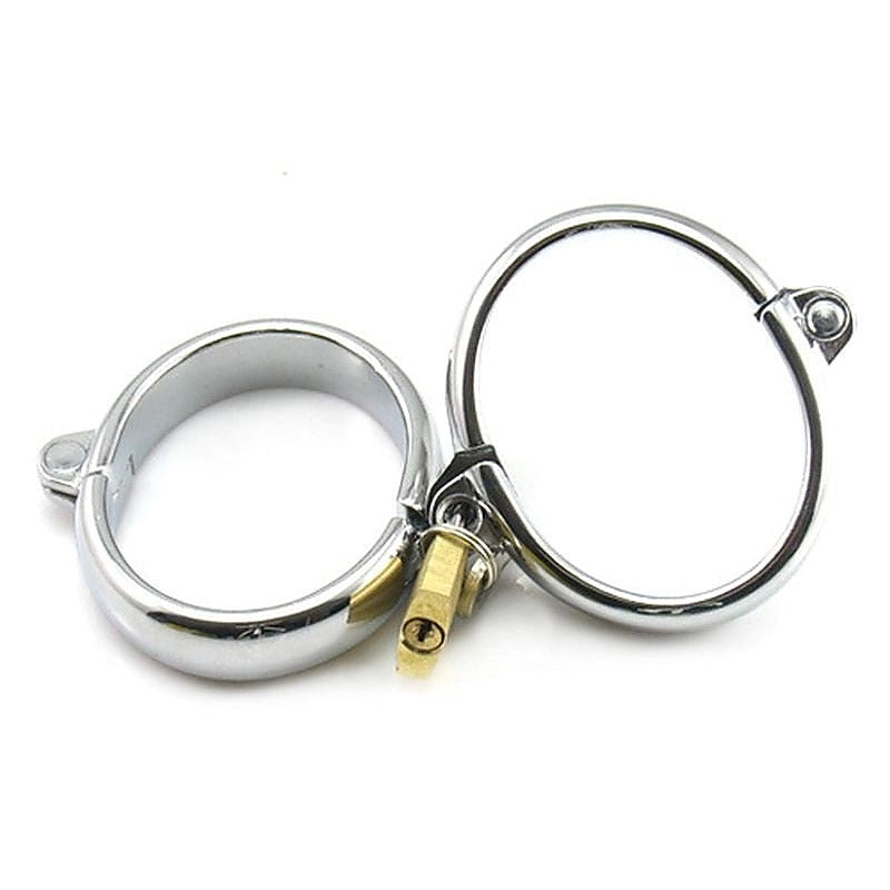 Professional Lock Up Steel Cuffs by BDStyle - Cuffs and Restraints