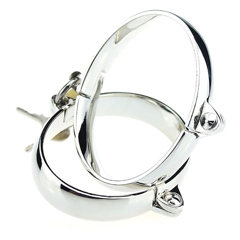 Professional Lock Up Steel Cuffs by BDStyle - Cuffs and Restraints