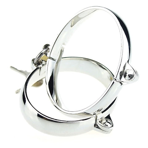 Professional Lock Up Steel Cuffs by BDStyle - Cuffs and Restraints