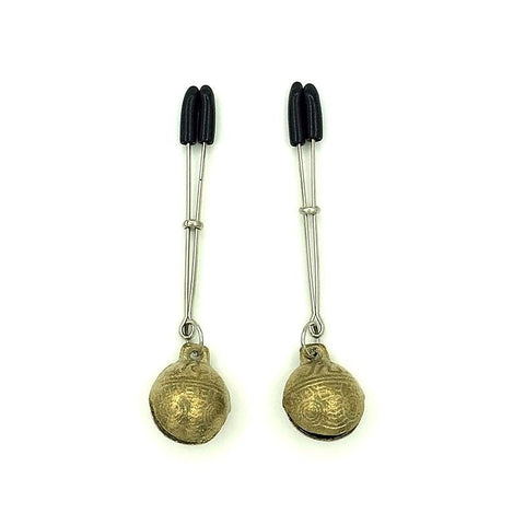 Tweezer Nipple Clamps with Bells by BDStyle - Breast and Nipple Toys