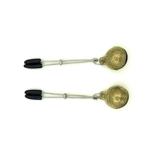 Tweezer Nipple Clamps with Bells by BDStyle - Breast and Nipple Toys
