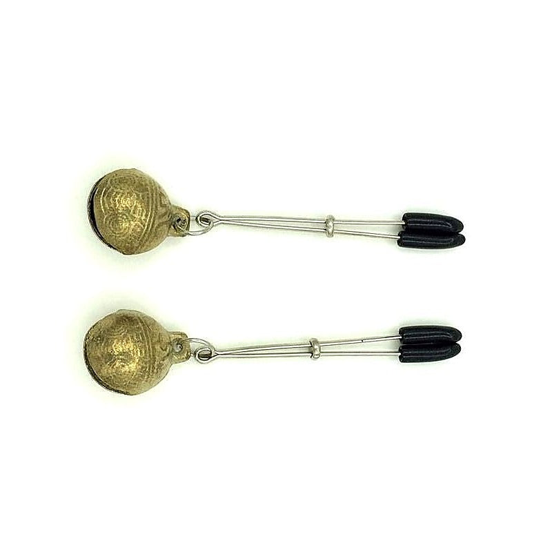 Tweezer Nipple Clamps with Bells by BDStyle - Breast and Nipple Toys