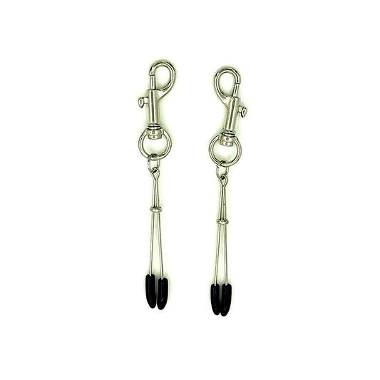 Tweezer Nipple Clamps with Snap Hook