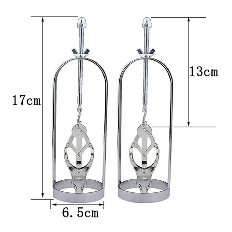Sensual Exploration Kit - Immobilizer Nipple Clamp and Stretcher