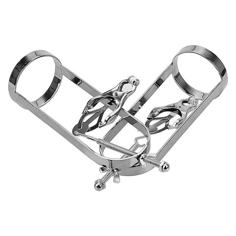 Sensual Exploration Kit - Immobilizer Nipple Clamp and Stretcher