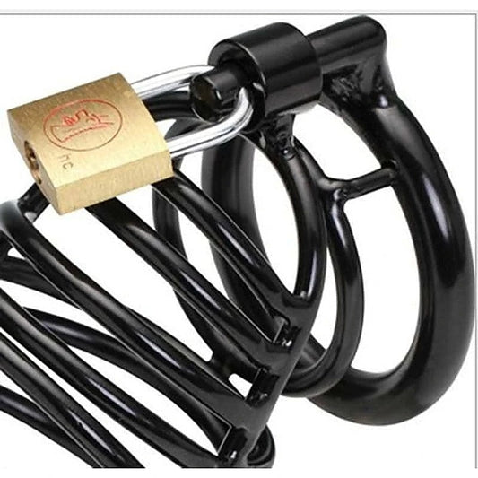 BDStyle Bad Black Male Chastity Accessory - Dominate, Submit, Desire - Male Chastity