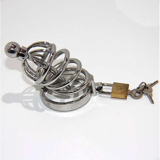 Instituted Cock Cage & Penis Plug Small