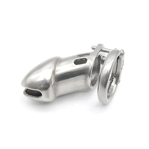 Double Barrel Silverado Male Chastity Device by BDStyle - Male Chastity