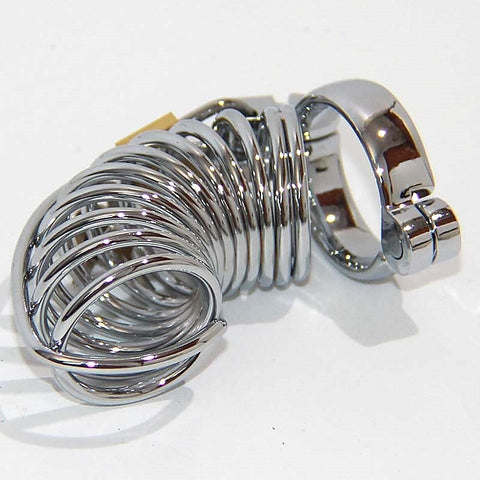Premium Twisted Male Chastity Device by BDStyle - Male Chastity