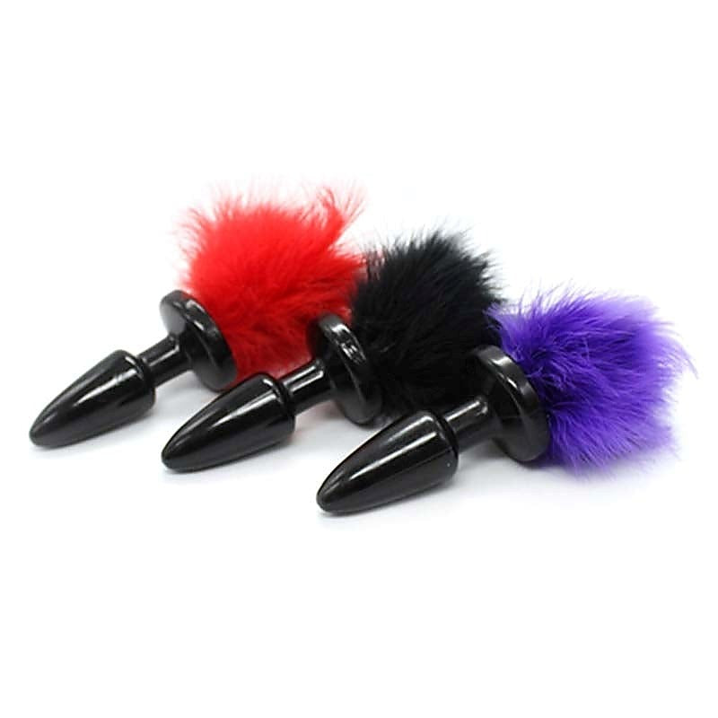 Professional Bunny Tail Anal Plug by BDStyle - G-Spot Vibrators