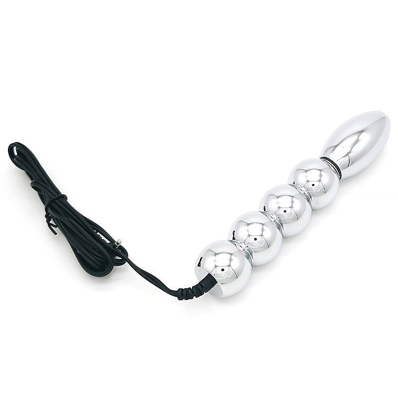 Bipolar Metal Electric Shock Butt Plug by BDStyle - Electro Sex