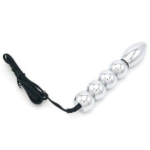 Bipolar Metal Electric Shock Butt Plug by BDStyle - Electro Sex
