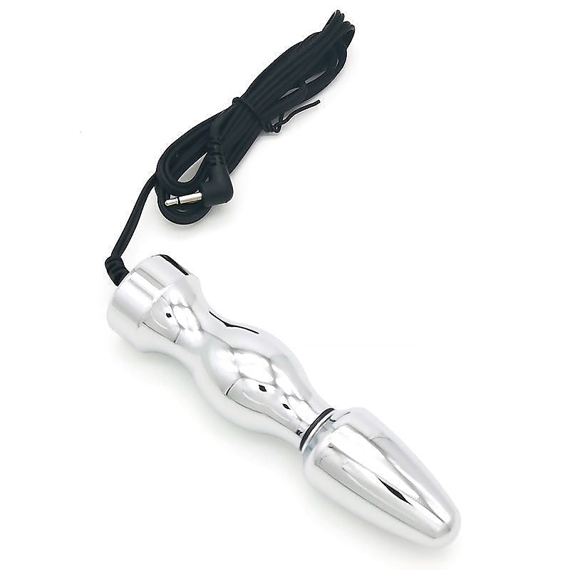Bipolar Metal Electric Shock Butt Plug - T by BDStyle - Electro Sex