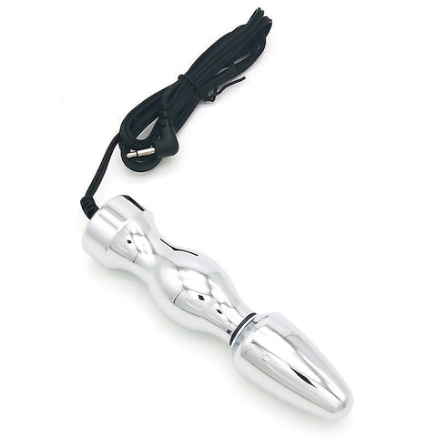 Bipolar Metal Electric Shock Butt Plug - T by BDStyle - Electro Sex