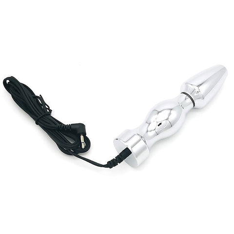 Bipolar Metal Electric Shock Butt Plug - T by BDStyle - Electro Sex