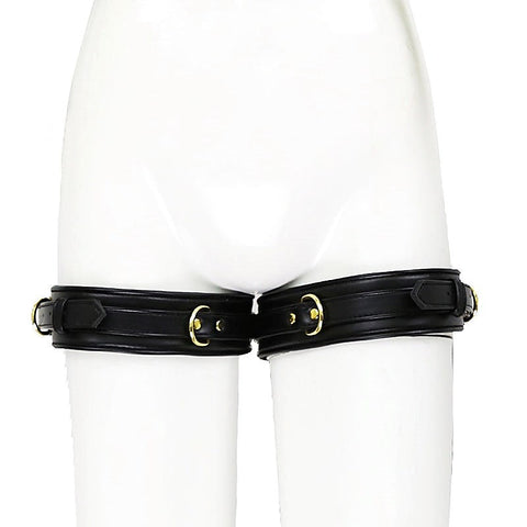 Luxury Leather Erotic Thigh Restraints by BDStyle - Cuffs and Restraints