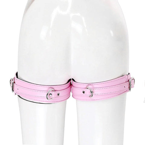 Luxury Leather Erotic Thigh Restraints by BDStyle - Cuffs and Restraints