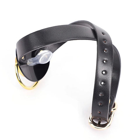 Pacifier Mouth Gag With Nipple Clamp Clip by BDStyle - Breast and Nipple Toys