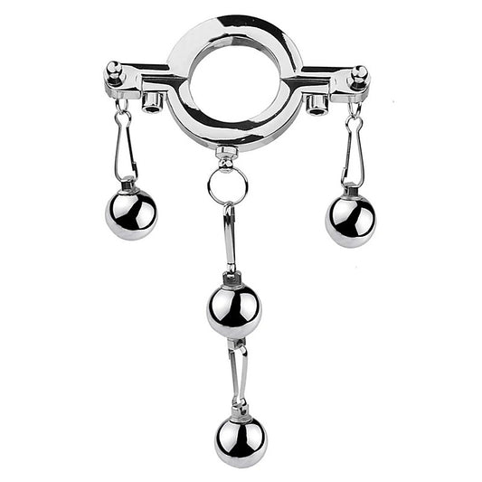 BDStyle Stainless Steel Pleasure Enhancers - Adjustable Sizes for Personalized Comfort - Steel Sex Toys
